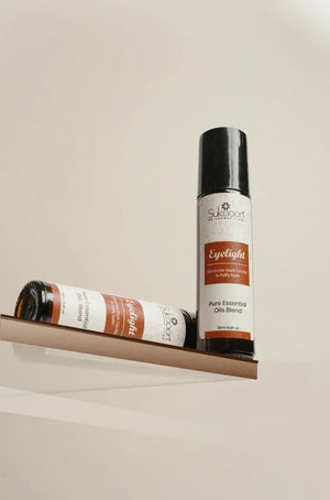 Eyelight pure essential oils blend roll-on for dark circles & puffy eyes, natural wellness product