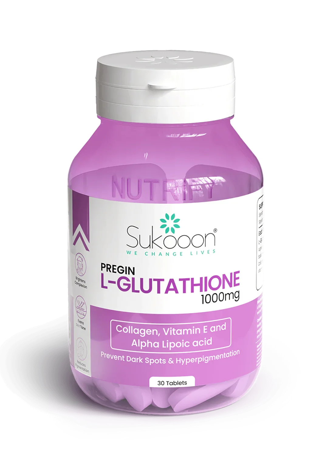 glutathione 1000mg skin whitening PREGIN (L-Glutathione Tablets) – Natural Wellness