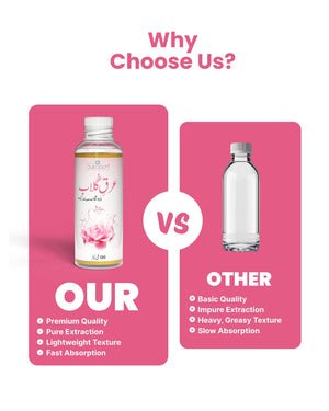 Sukooon rose oil vs generic oil: premium quality, pure extraction, lightweight texture, fast absorption