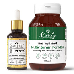 Penta (30ML) Essential Oil + Nutriwell Multi For Men Tablets