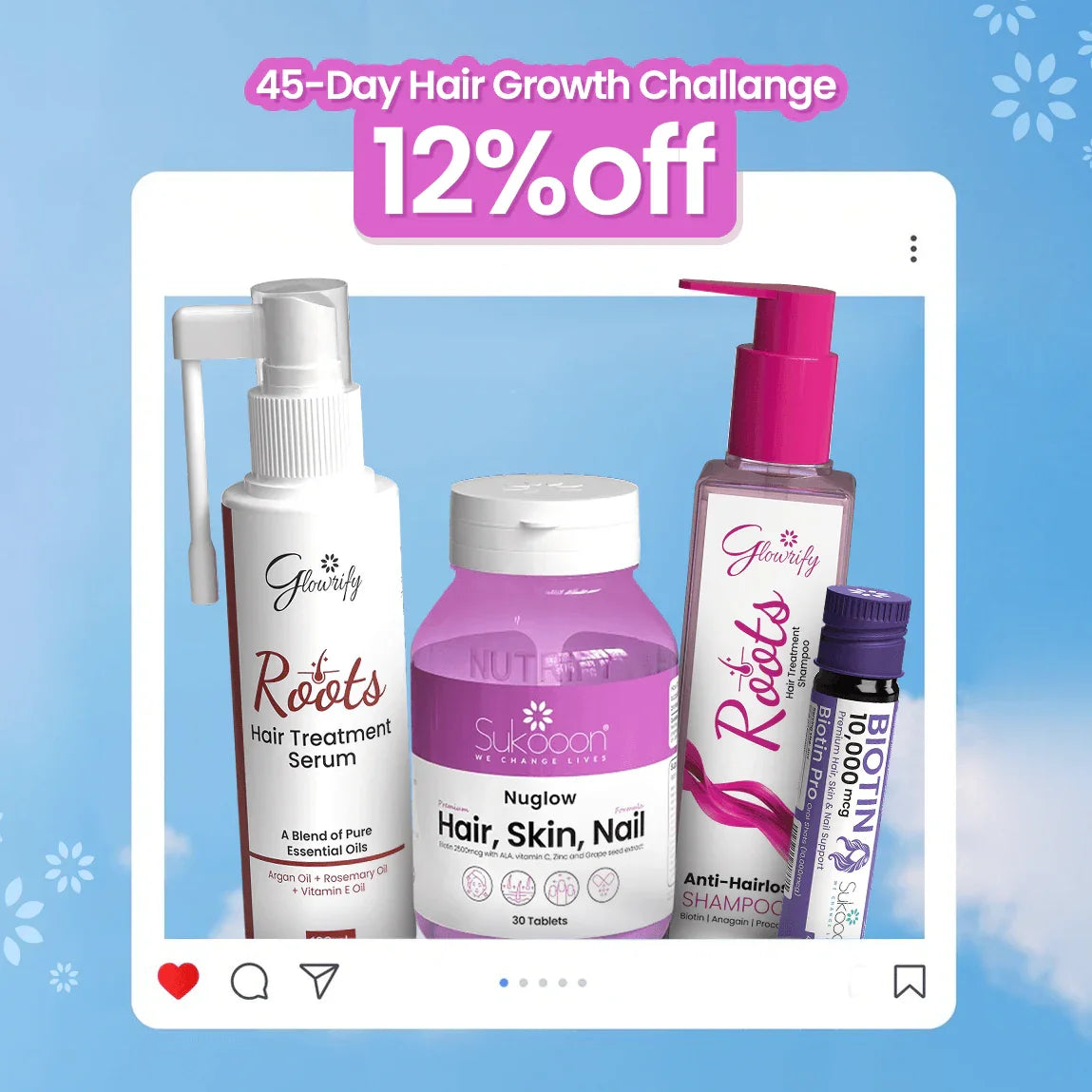 45 Day Hair Growth Challange Bundle