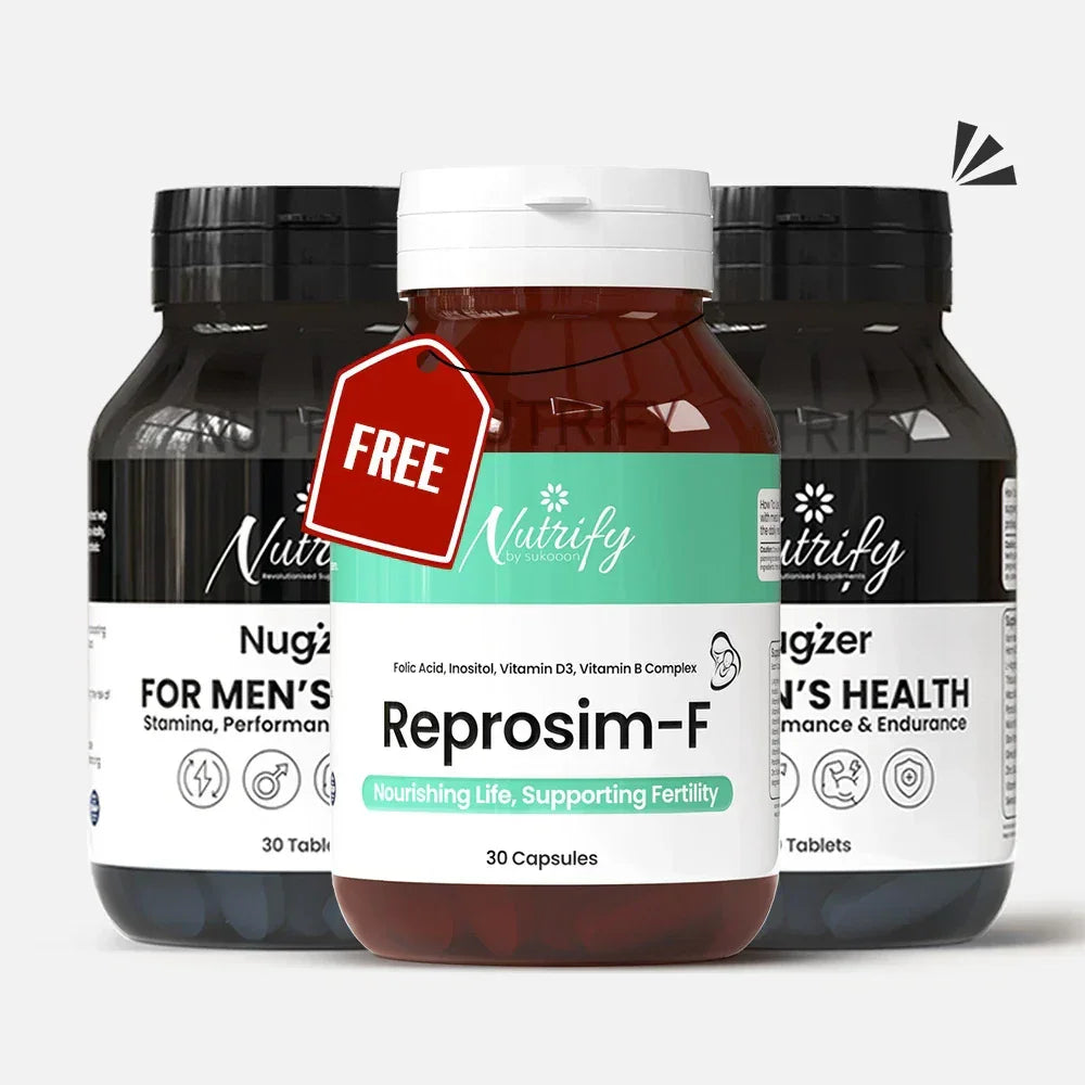 Reprosim-F fertility supplement with folic acid & vitamin D3, free offer, for women's health and nourishing life
