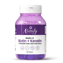 BIOTIN-K (Biotin + keratin) - Stronger Hair, Skin & Nails