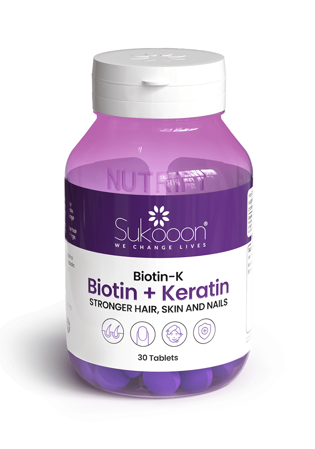 BIOTIN-K (Biotin + keratin) - Stronger Hair, Skin & Nails
