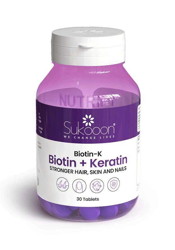 BIOTIN-K (Biotin + keratin) - Stronger Hair, Skin & Nails