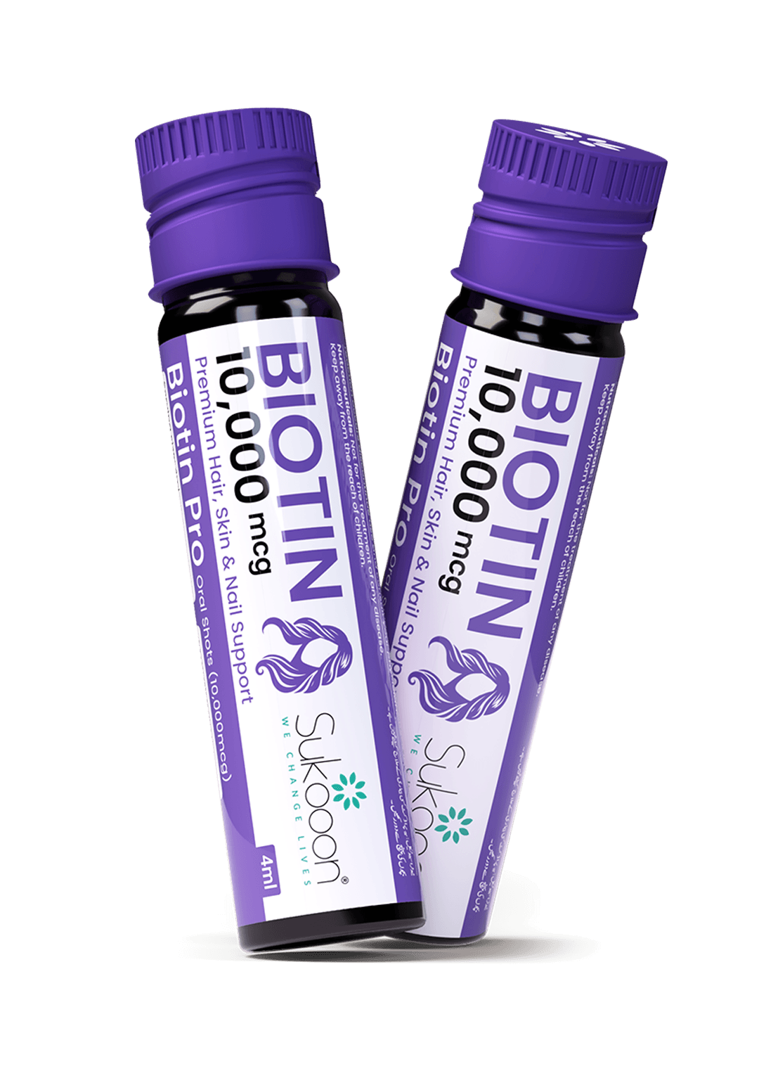 Biotin-Pro Oral Shots (10,000 mcg) Pack 15 Vials