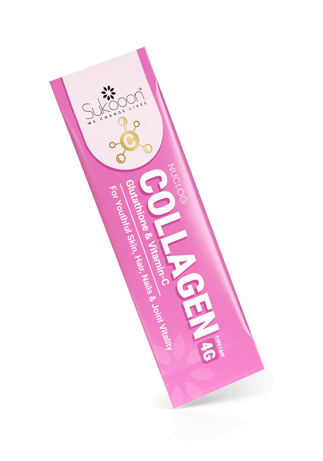 NUCLOG Sachets (8 g Each) – Type I & Type III Collagen (4 g) | Pack of 30