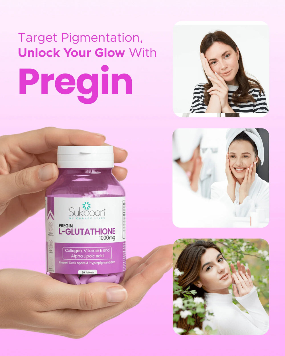 Pakistan's No.1 Glutathione Tablets for Skin Whitening Sukooon Pakistan's No.1 Glutathione Tablets for Skin Whitening Sukooon