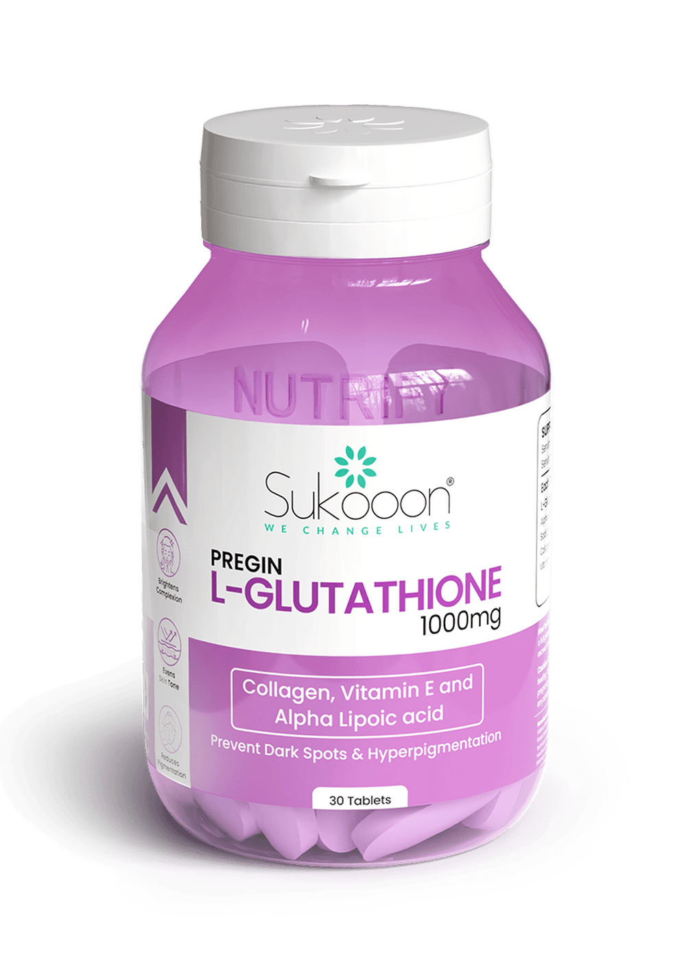 Pakistan's No.1 Glutathione Tablets for Skin Whitening Sukooon Pakistan's No.1 Glutathione Tablets for Skin Whitening Sukooon