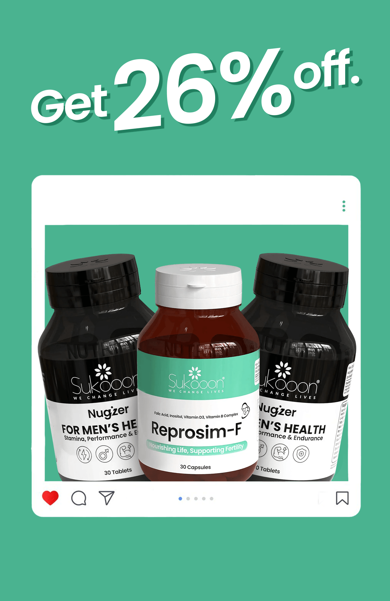 Nugizer + Reprosim-F | Ultimate Fertility Support Bundle