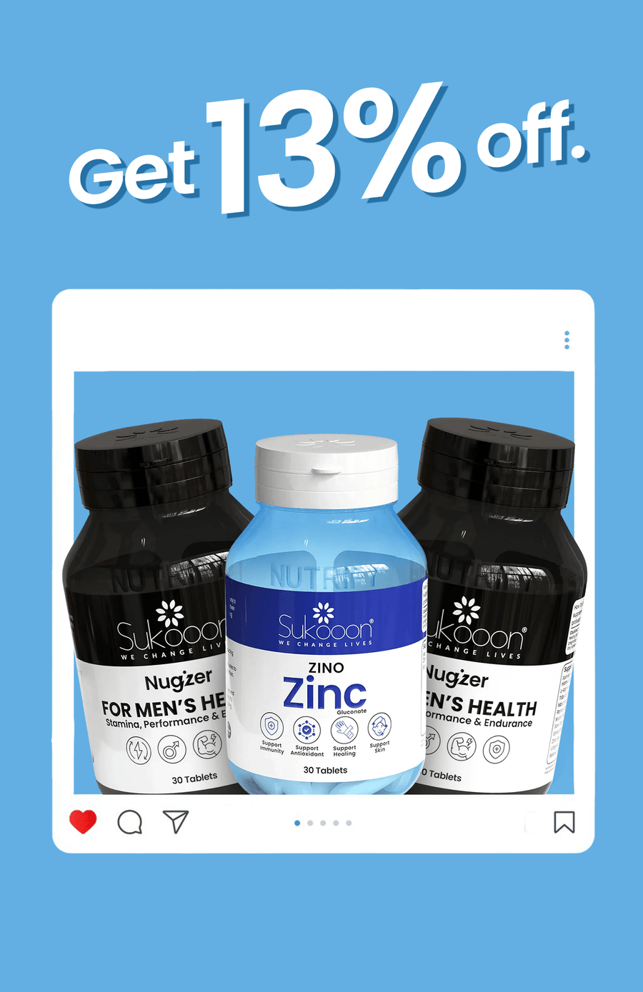 Nugizer Tablet + Zino Tablets | Buy 2 Get 1 Free