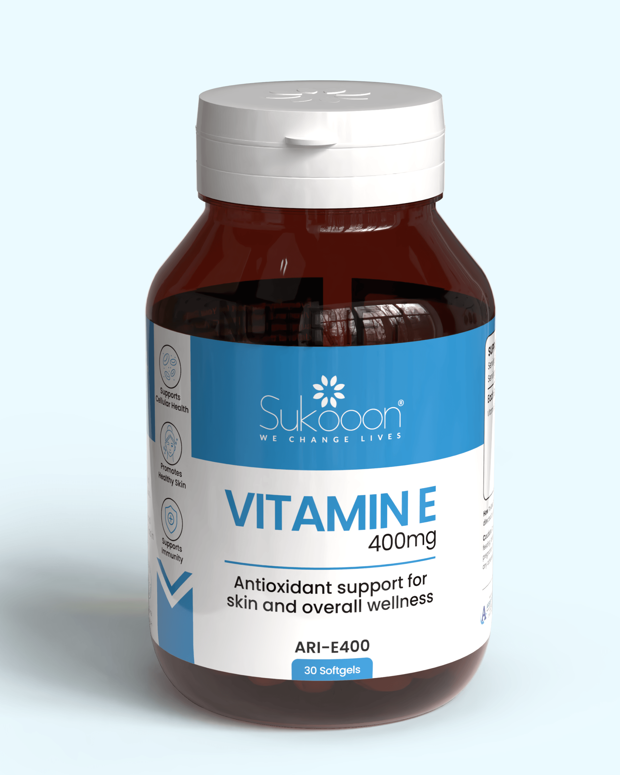 Ari E400 (Vitamin E) 400mg 30 Softgels