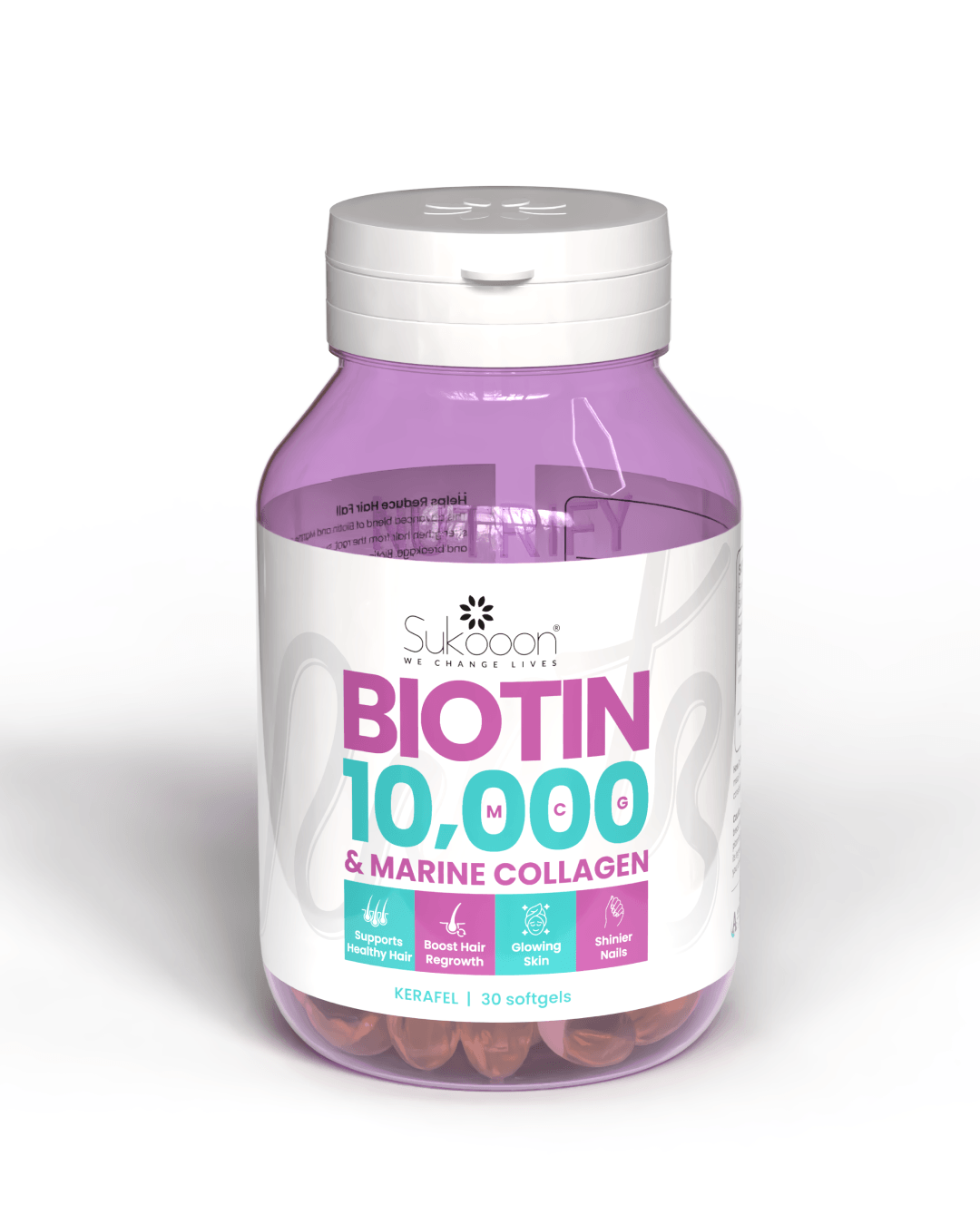 BIOTIN 10,000 mcg 30 Softgels