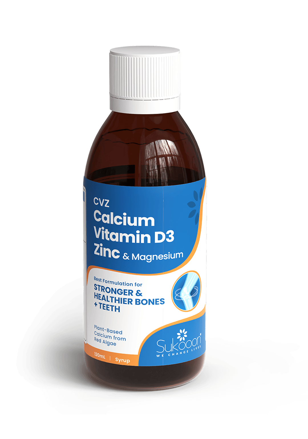 CVZ Syrup (Calcium + Vitamin D3 + Zinc &amp; Magnesium)–120 ml