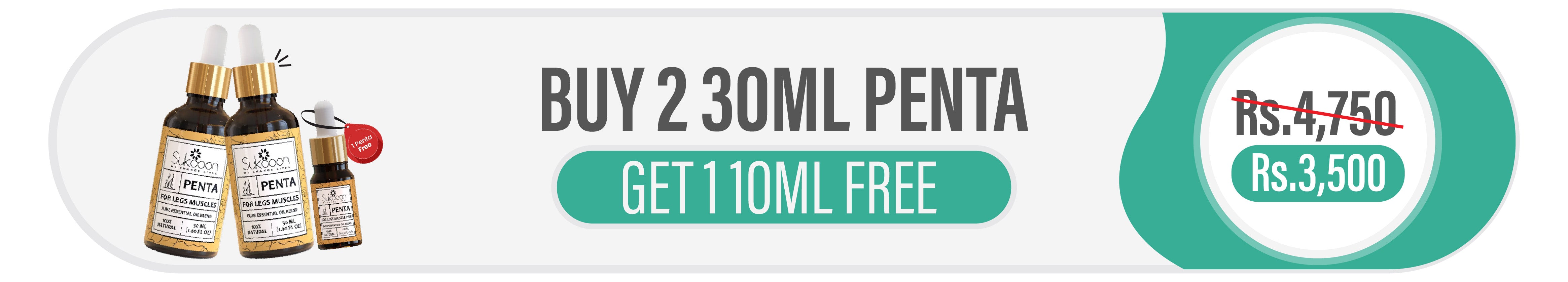 Penta (30ML) x 2 + Penta (10ML) x 1 - Buy 2 & Get 1 FREE