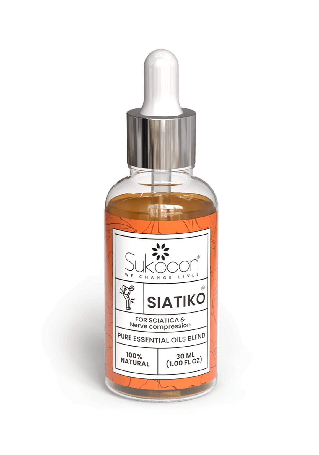 SIATIKO Lower Back & Leg Massage Essential Oil Blend by Sukooon