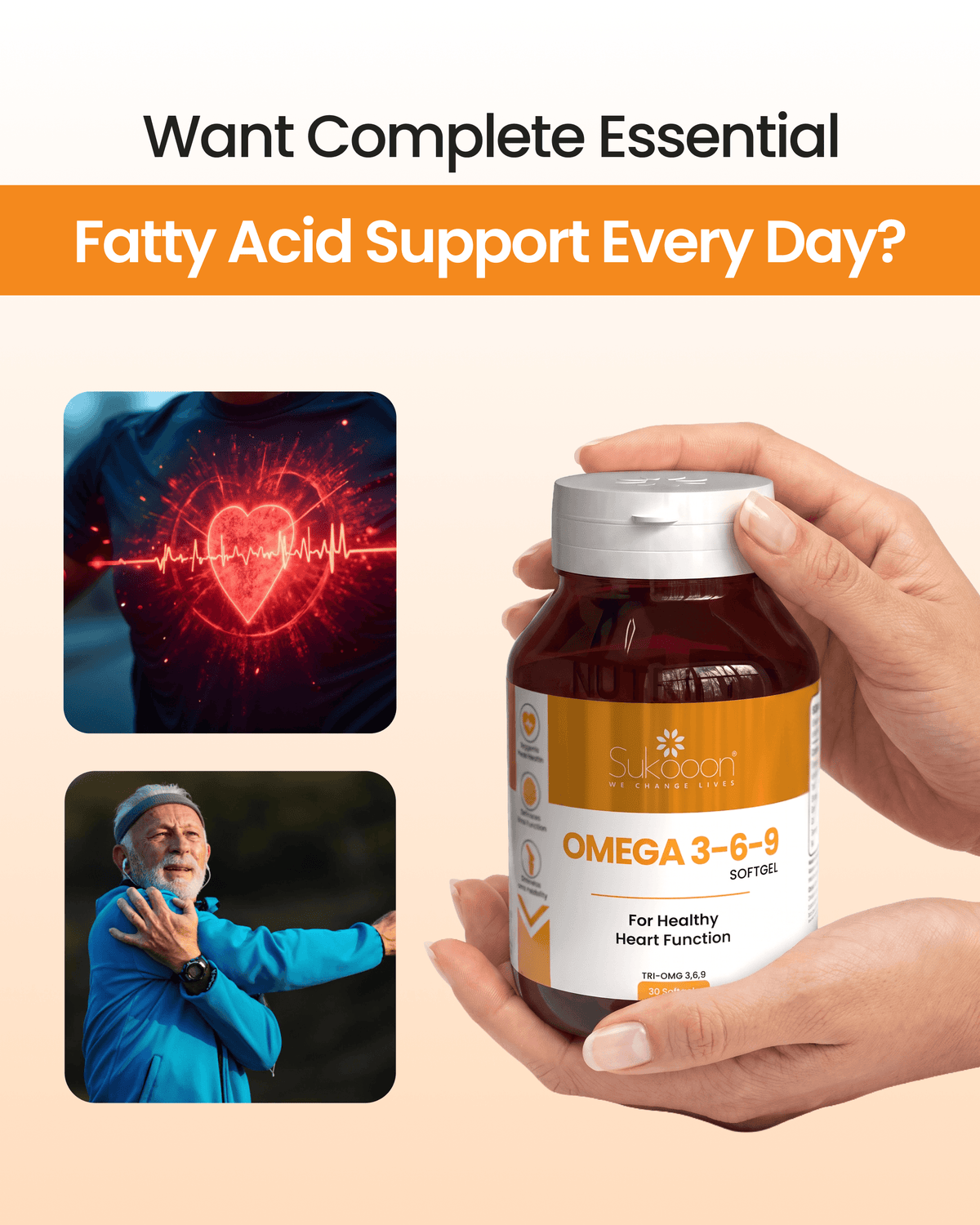 Tri Omg (Omega-3,6,9) 30 Softgels