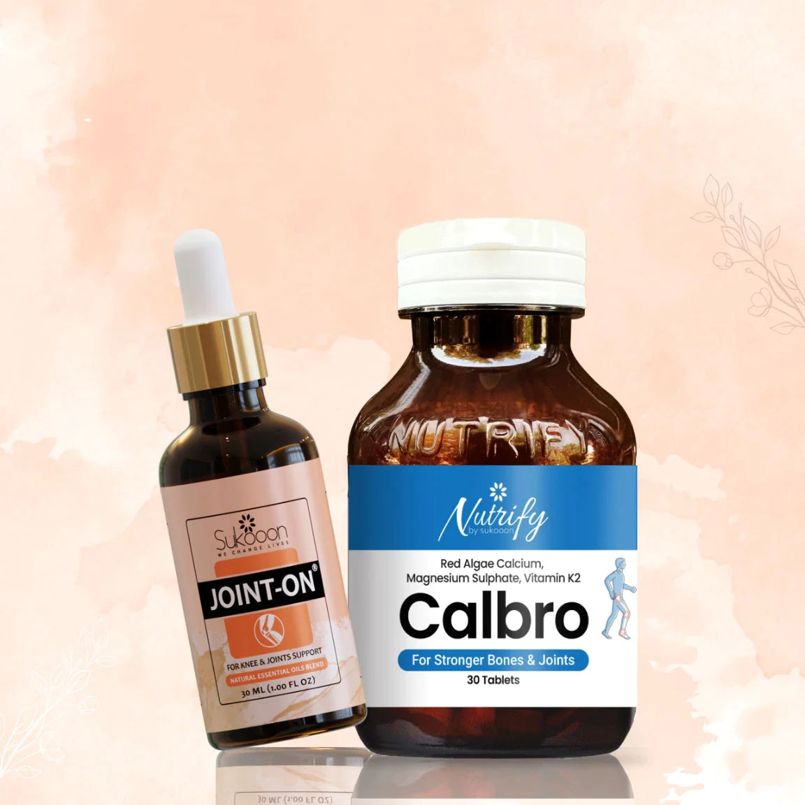 Joint-On (30ML) Essential Oil + Calbro Tablets