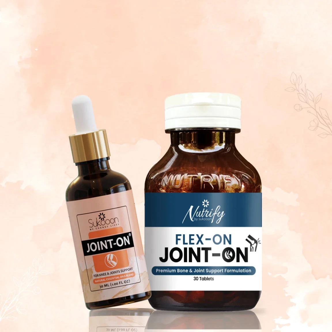 Joint-On (30ML) Essential Oil + Flex-On Tablets