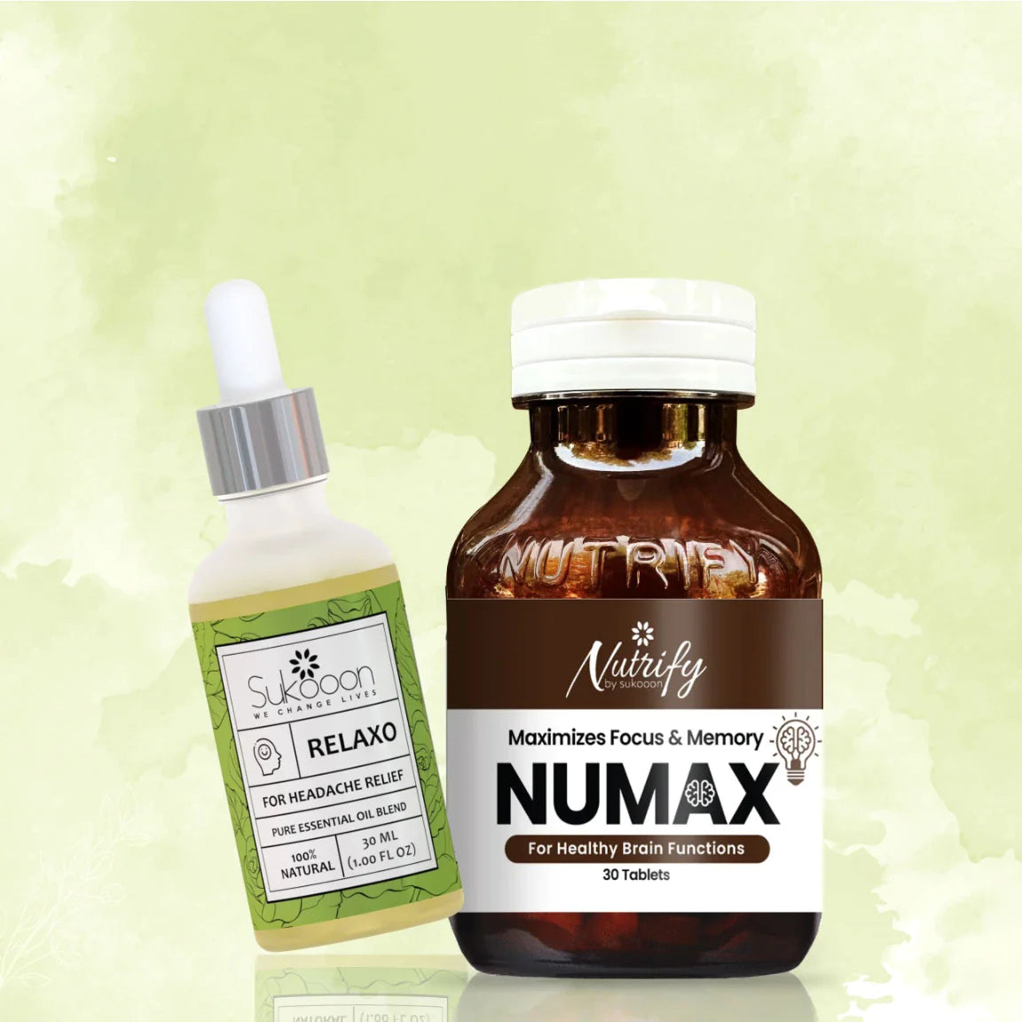 Relaxo (30ML) Essential Oil + Numax Tablets